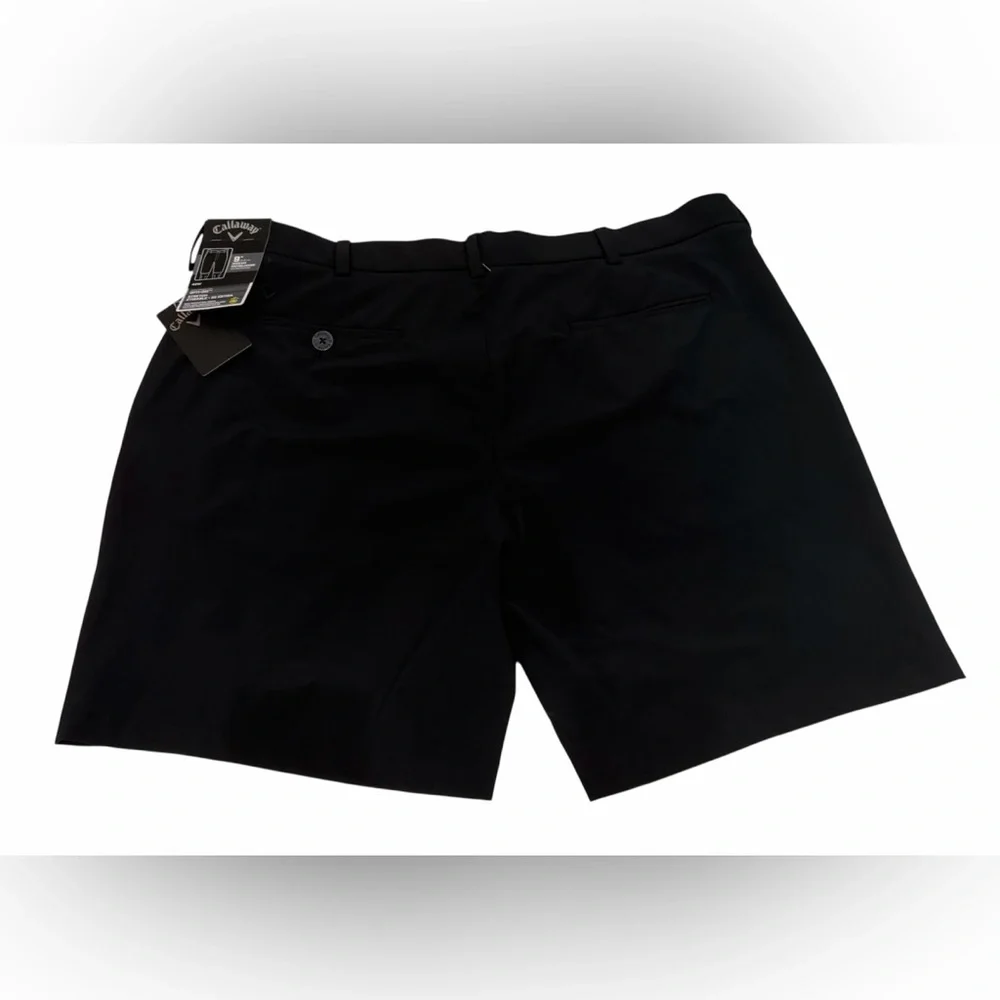 Callaway Men's Opti-Dri‎ Stretch Golf Shorts Black Sz 40 Inseam 9” NWT